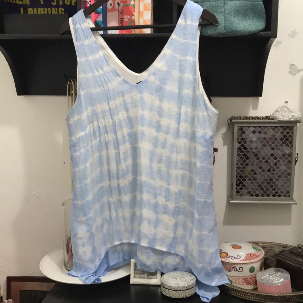 Sky blue top